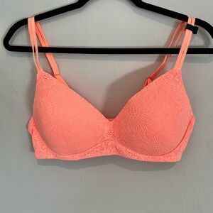 Aerie Sunnie Bloom Lace Wireless Push Up Bra